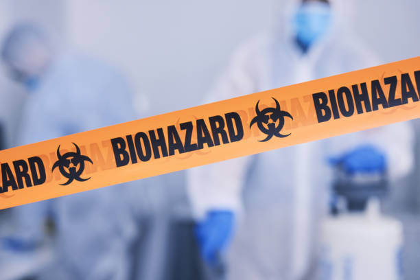 Professional Infectious Disease Decontamination technician working in Northfield, OH